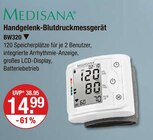 Aktuelles Handgelenk-Blutdruckmessgerät BW320 Angebot bei V-Markt in Regensburg ab 14,99 €