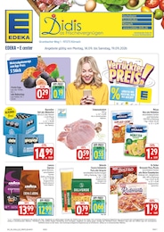 Supermarkt Prospekt von EDEKA in Kürnach Aktueller EDEKA Supermarkt Prospekt für Kürnach: Wir lieben Lebensmittel! mit 40} Seiten, 14.09.2026 - 19.09.2026