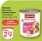 Gran Carno Hundenassfutter im Angebot bei GLOBUS in Kempen Gran Carno Hundenassfutter Angebote von Animonda bei GLOBUS Kempen für 2,22 €