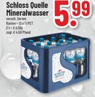Mineralwasser im Angebot bei Trinkgut in Herne Mineralwasser Angebote von Schloss Quelle bei Trinkgut Herne für 5,99 €