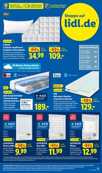Kopfkissen im aktuellen Lidl Prospekt (Aachen) Kopfkissen im Lidl Prospekt "LIDL LOHNT SICH" mit 77 Seiten (Aachen)