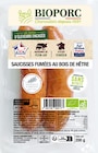 NaturéO Pierrelaye - Promo SAUCISSES FUMÉES x 2 - 200 G Promo SAUCISSES FUMÉES x 2 - 200 G à 5,49 € dans le catalogue NaturéO à Pierrelaye