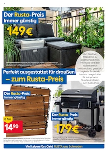 Grill im Rusta Prospekt "Willkommen zu Hause in Schweden!" mit 24 Seiten (Essen)