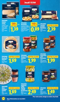 Promotion Bar dans le prospectus Lidl, valable du 17/09/2026 au 23/09/2026 Promo Bar dans le catalogue Lidl du moment à la page 22