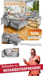 Wohnlandschaft im Polstermöbel Fischer Prospekt "PERSONAL-KAUFTAGE" auf Seite 5
