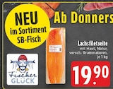 EDEKA - Lachsfiletseite Angebot im Prospekt Lachsfiletseite bei EDEKA im Prospekt "" für 19,90 €