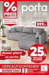 Möbel & Einrichtung Prospekt von porta Möbel in Bad Hönningen Aktueller porta Möbel Möbel & Einrichtung Prospekt für Bad Hönningen: BESSER GLEICH ZU PORTA mit 12} Seiten, 25.01.2026 - 01.02.2026