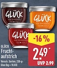 Fruchtaufstrich im Angebot bei ALDI Nord in Eberswalde Fruchtaufstrich Angebote von GLÜCK bei ALDI Nord Eberswalde für 2,49 €