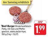 Beef-Burger Angebote bei E center Singen für 1,99 €