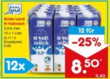 H-Vollmilch im Angebot bei Netto Marken-Discount in Fulda H-Vollmilch Angebote von Gutes Land bei Netto Marken-Discount Fulda für 8,50 €