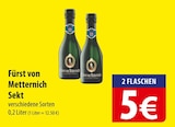 Sekt im Angebot bei famila Nordost in Celle Sekt Angebote von Fürst von Metternich bei famila Nordost Celle für 5,00 €