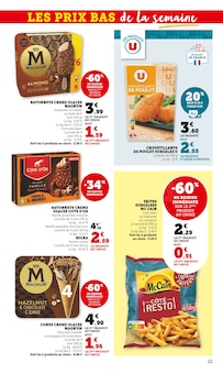 Promotion Cône Glacé dans le prospectus Super U, valable du 02/09/2025 au 14/09/2025 Promo Cône Glacé dans le catalogue Super U du moment à la page 21