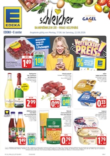 Aktueller EDEKA Prospekt (Bad Colberg-Heldburg, 38 Seiten zum blättern EDEKA Prospekt Wir lieben Lebensmittel! mit 38 Seiten