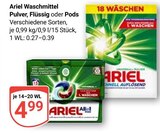 Waschmittel Pulver Angebote von Ariel bei GLOBUS Erftstadt für 4,99 €
