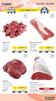Rinderfilet Angebot im aktuellen METRO Prospekt auf Seite 5
