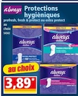 Protections hygièniques - Always dans le catalogue Norma