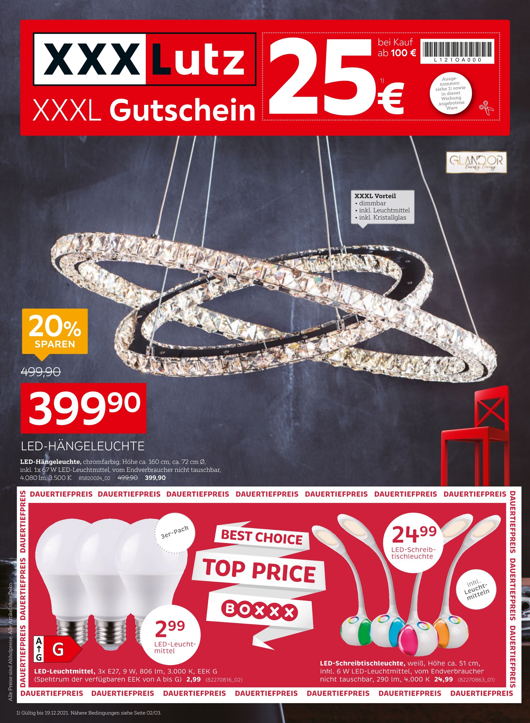 XXXLutz Möbelhäuser Prospekt für Würzburg mit 22 Seiten XXXLutz Möbelhäuser Prospekt für Würzburg: "Top Angebote", 22 Seiten, 06.12.2021 - 19.12.2021