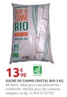 Rural Master Le Soler - Promo SUCRE DE CANNE CRISTAL BIO 5 KG Promo SUCRE DE CANNE CRISTAL BIO 5 KG à 13,90 € dans le catalogue Rural Master à Le Soler