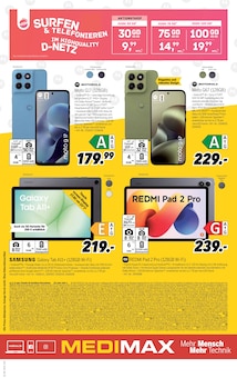 Tablet Pc im aktuellen MEDIMAX Prospekt (Duisburg) Tablet Pc im MEDIMAX Prospekt "MARKENTAGE!" mit 12 Seiten (Duisburg)
