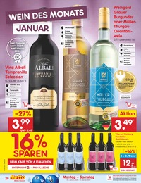Netto Marken-Discount Rotwein im Prospekt 