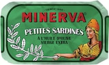 Petites sardines à l'huile d'olive vierge extra - Minerva en promo chez Intermarché Super La Rochelle à 1,70 €