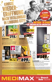 Aktueller MEDIMAX Prospekt mit Küchengeräte, "GROSSE WIEDERERÖFFNUNG NACH TOTALUMBAU IN LIMBURG CITY!", Seite 1