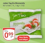 Aktuelles Bio Mozzarella Angebot bei GLOBUS in Duisburg ab 0,99 €
