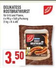 Aktuelle Bratwurst Angebote bei Marktkauf in Wuppertal Aktuelles DELIKATESS ROSTBRATWURST Angebot bei Marktkauf in Wuppertal ab 3,50 €