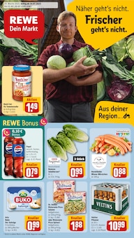 REWE Prospekt Dein Markt mit  Seiten in Lüssow und Umgebung