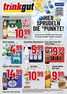 Volvic im Trinkgut Prospekt "Aktuelle Angebote" mit 8 Seiten (Maintal)