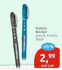 Worker von Stabilo für 2,99 € bei budni im Angebot Worker von Stabilo im aktuellen budni Prospekt