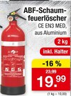ABF-Schaumfeuerlöscher im Angebot bei Zimmermann in Wilhelmshaven ABF-Schaumfeuerlöscher Angebote von FC bei Zimmermann Wilhelmshaven für 19,99 €