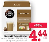 Café au Lait im Angebot bei E center in Wiesbaden Café au Lait Angebote von Nescafé Dolce Gusto bei E center Wiesbaden für 4,44 €