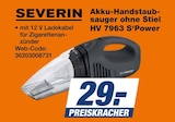 Aktuelle Staubsauger Angebote bei expert in Dortmund Aktuelles Akku-Handstaubsauger ohne Stiel HV 7963 S‘Power Angebot bei expert in Dortmund ab 29,00 €