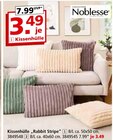 Kissenhülle Rabbit Stripe von Noblesse im aktuellen Segmüller Prospekt für 3,49 €
