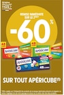 Promo -60% de remise immédiate sur le 2ème sur tout Apéricube à  dans le catalogue Intermarché à Ueberkumen