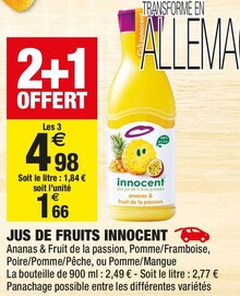 Carrefour Market Le Mans - Jus de fruits Promo Jus de fruits dans le catalogue Carrefour Market "Maintenant et moins cher !" à Le Mans