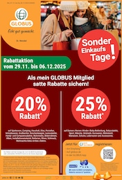 GLOBUS Prospekt: "Aktuelle Angebote", 61 Seiten, 01.12.2025 - 06.12.2025