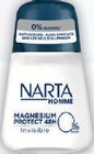 Déodorant bille invisible - NARTA - Intermarché Super à Antony Déodorant bille invisible - NARTA en promo chez Intermarché Super Antony à 1,19 €