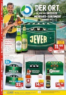 Becks im Netto Marken-Discount Prospekt "DER ORT, AN DEM DU IMMER AUSGEZEICHNETE PREISE FINDEST." mit 6 Seiten (Bielefeld)