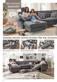 Wohnzimmer im Trösser - Der Polstermöbel-Spezialist Prospekt "Zeit für neue Lieblingsplätze" mit 16 Seiten (Aachen)