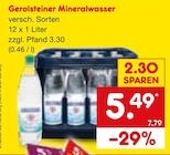 Netto Marken-Discount Untersiemau - Gerolsteiner Angebot im Prospekt Gerolsteiner bei Netto Marken-Discount im Untersiemau Prospekt für 5,49 €