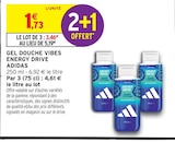 Gel Douche Vibes Energy Drive - Adidas dans le catalogue Intermarché Super