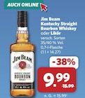 Kentucky Straight Bourbon Whiskey im Angebot bei combi in Neustadt Kentucky Straight Bourbon Whiskey Angebote von Jim Beam bei combi Neustadt für 9,99 €