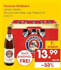 Netto Marken-Discount Ölbronn-Dürrn - Paulaner Weißbiere Angebot im Prospekt Paulaner Weißbiere bei Netto Marken-Discount im Ölbronn-Dürrn Prospekt für 13,99 €