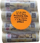 Lot de 3 rouleaux de sacs poubelle vanille - SAK PLAST en promo chez Intermarché Super Saint-Nazaire à 8,40 €
