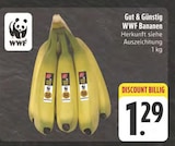 Aktuelles Gut & Günstig WWF Bananen Angebot bei E center in Nürnberg ab 1,29 €