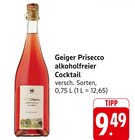 alkoholfreier Cocktail im Angebot bei EDEKA in Heilbronn alkoholfreier Cocktail Angebote von Geiger Prisecco bei EDEKA Heilbronn für 9,49 €