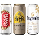 SUR TOUTES CANNETTES 50 CL - LEFFE, STELLA ARTOIS, CORONA, HOEGAARDEN, KWAK ET TRIPEL KARMELIET dans le catalogue Carrefour