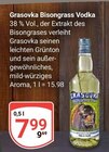 Grasovka Bisongrass Vodka im aktuellen GLOBUS Prospekt